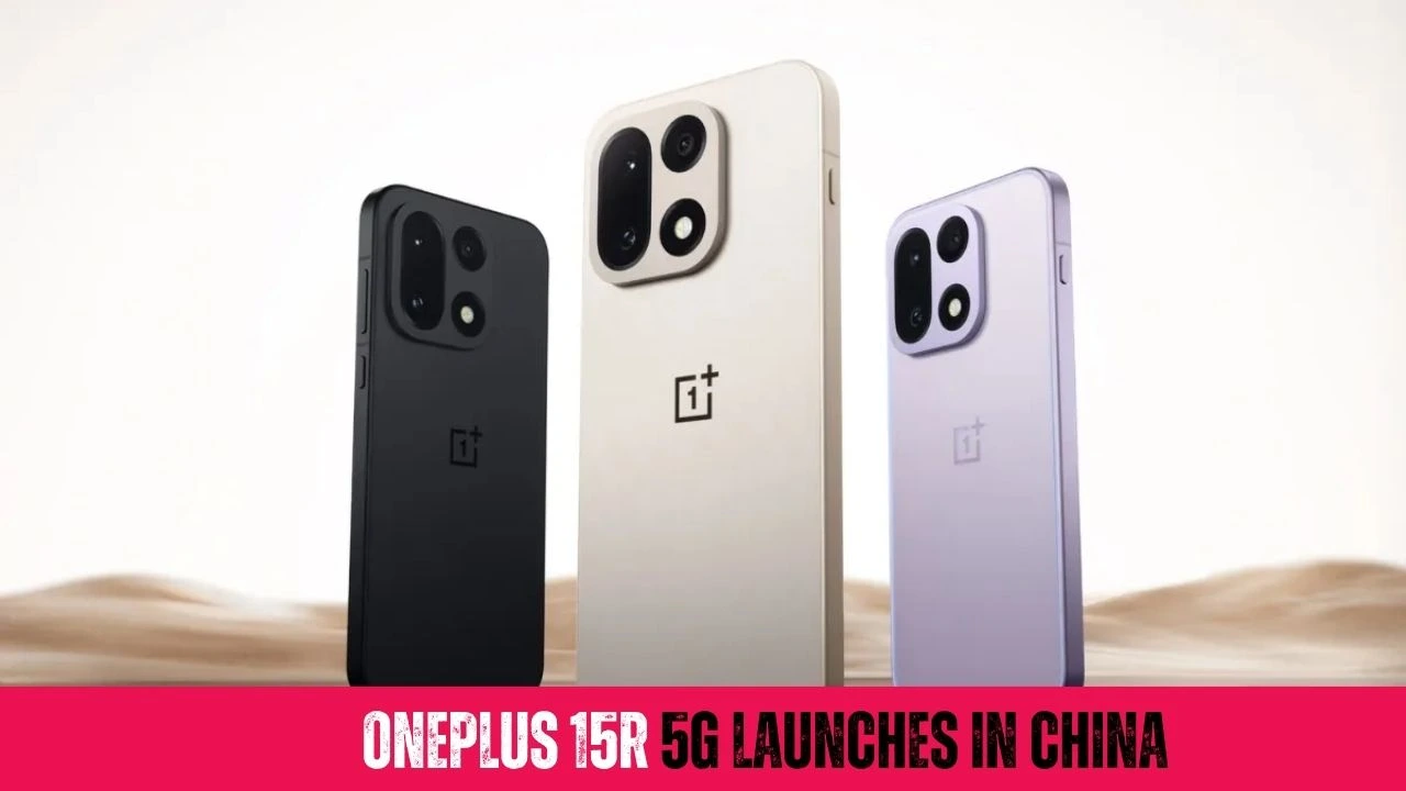 OnePlus 15R 5G Launches in China : A Battery Beast That Can Run for Days