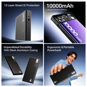 EnergyShroom PB300 - 10000mAh Powerbank