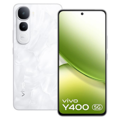 Vivo Y400 5G (Glam White, 8GB RAM, 128GB Storage) with No Cost EMI/Additional Exchange OffersVivo Y400 5G (Glam White, 8GB RAM, 128GB Storage) with No Cost EMI/Additional Exchange Offers