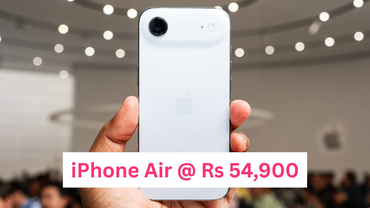 iPhone Air Chroma Sale Brings Apple’s Slimmest Phone at Rs 54,900